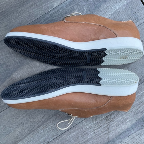 NEW Giorgio Armani Tan Soft Leather Lace Ups